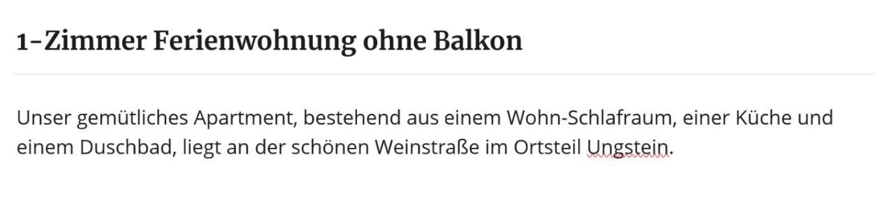 Ferienwohnungen Dehn Bad Dürkheim Zewnętrze zdjęcie